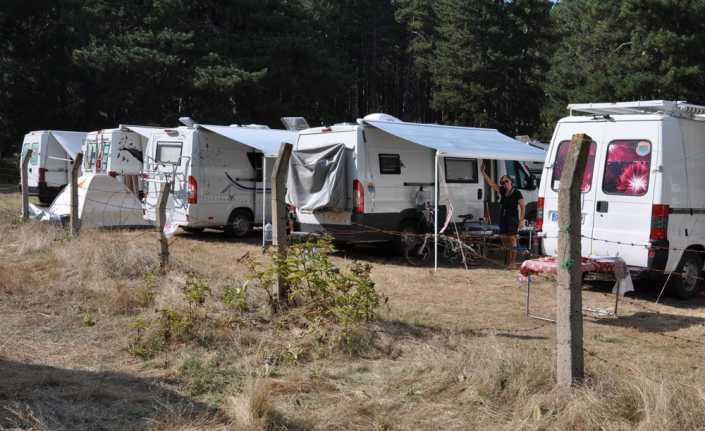 Türkiye’nin bir çok ilinden 50 karavan Kütahya’nın termal ilçesi Simav’ın