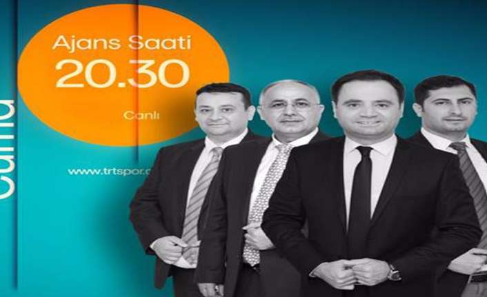 Türkiye’nin üç haber ajansının spor müdürleri, TRT Spor ekranlarındaki Ajans