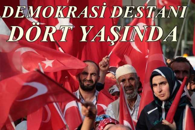 Türkiye'nin dört bir yanında toplumun her kesiminin katılım sağladığı kararlı
