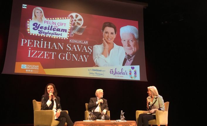 Pelin Çift’in sunumuyla gerçekleştirilen Yeşilçam Söyleşilerine konuk olan sanatçılar Perihan