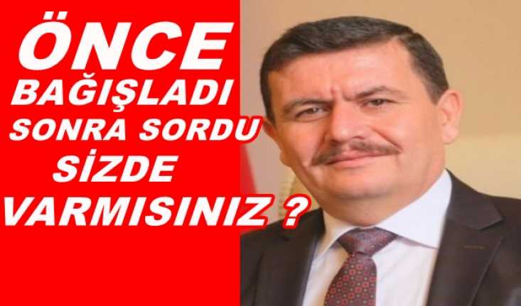 Cumhurbaşkanı Recep Tayyip Erdoğan’ın başlattığı "Milli Dayanışma Kampanyasına Erzincan Valisi