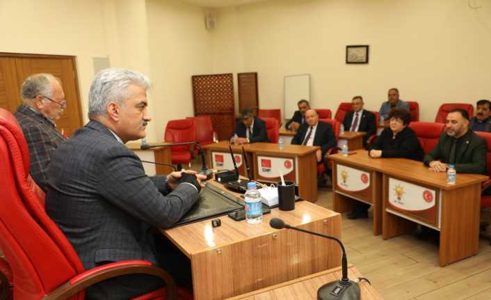 Erzincan Valisi Mehmet Makas, Erzincan İl Genel Meclisi’ni Ziyaret Etti.