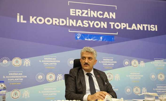 Erzincan Valisi Mehmet Makas, Erzincan’daki yatırımcı kuruluşların il müdürleri ile