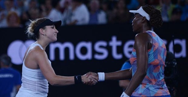 Kadınlar dünya sıralamasının 78. basamağındaki Bencic'in 2-0 yendiği 5 numaralı