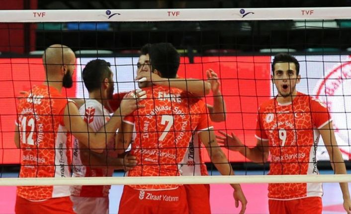 Voleybol Erkekler CEV Kupası yarı final rövanşında Ziraat Bankası, Calzedonia
