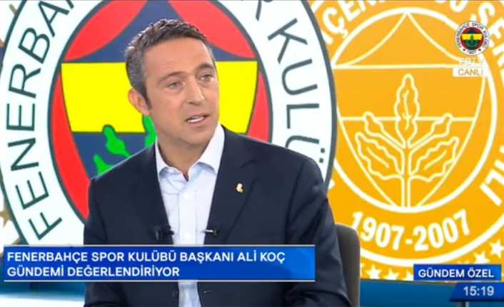 Fenerbahçe Kulübü Başkanı Ali Koç, Volkan Demirel’in kadro dışı bırakılması,