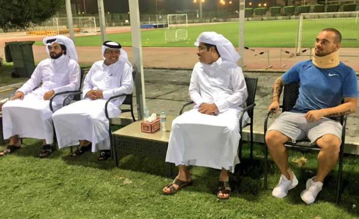 Katar ekibi Al Gharafa’da forma giyen Galatasaray’ın eski futbolcusu Wesley