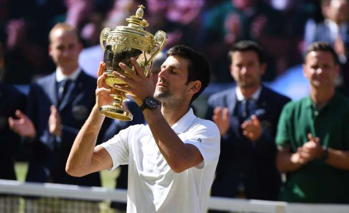 Wimbledon Tenis Turnuvası tek erkekler finalinde şampiyon, Güney Afrikalı Kevin