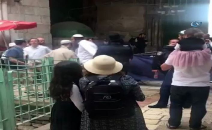 İsrail polisi eşliğinde 275 İsrailli Yahudi, Doğu Kudüs’teki Mescid-i Aksa’ya