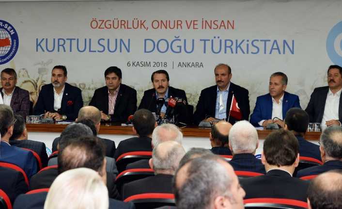 Memur-Sen Genel Başkanı Ali Yalçın, "Çin, Doğu Türkistan’da bir soykırım