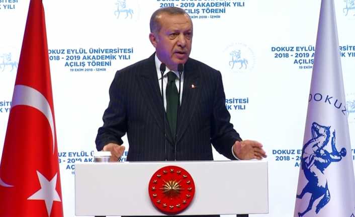 Eğitimde atılacak adımlarla yeni bir şahlanışa geçileceğini belirten Cumhurbaşkanı Erdoğan,