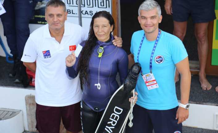 CMAS 3. Serbest Dalış Outdoor Dünya Şampiyonası yarışlarında milli sporcu