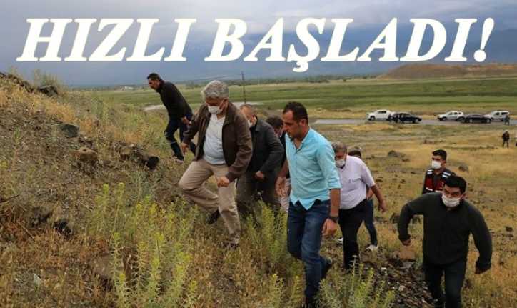 Erzincan’ın çiçeği burnundaki yeni Valisi Mehmet Makas, zaman kaybetmeden çalışmalara