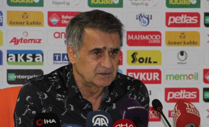 Beşiktaş Teknik Direktörü Şenol Güneş, 2 puan kaybettikleri için üzgün