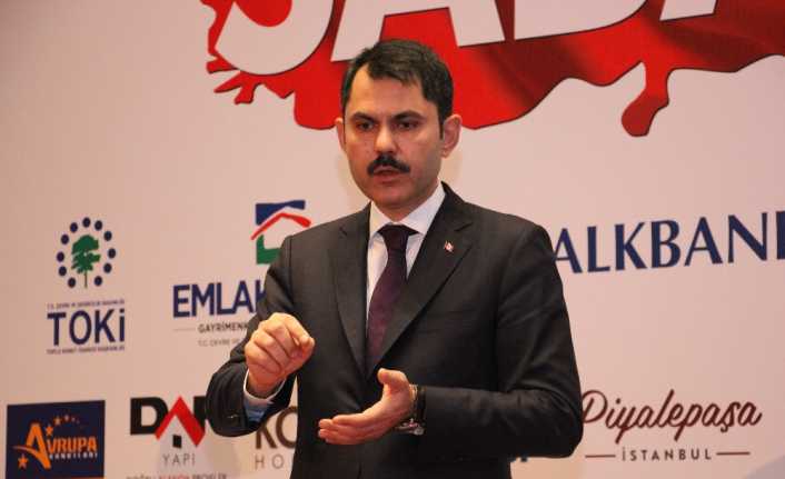 Çevre ve Şehircilik Bakanı Murat Kurum, hedefin bakanlık olarak yılda