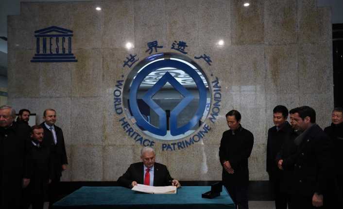 Türkiye Büyük Millet Meclisi Başkanı Binali Yıldırım, Çin’de Xi’an Büyük