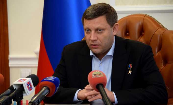 Tek taraflı olarak bağımsızlığını ilan eden Donetsk Halk Cumhuriyeti lideri