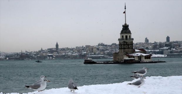 İstanbul, kış mevsiminin ilk yarısı olarak ifade edilen zemheri ayının