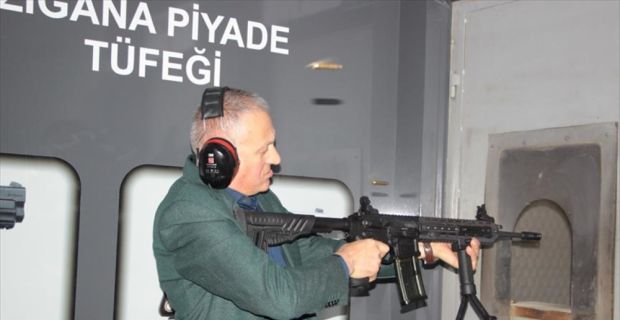 Trabzon'da 25 yıldır silah imalatı yapan TİSAŞ'ın ürettiği 10,5, 14,5