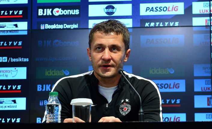 Partizan Teknik Direktörü Zoran Mirkovic, 3-0 kaybedilen Beşiktaş maçının ardından
