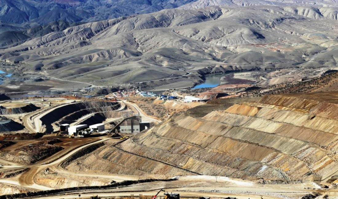 Erzincan İliç'te altın madeninde