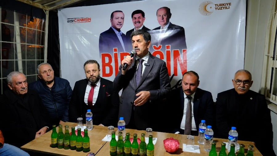 Erzincan’da Cumhur ittifakı adayı Bekir Aksun ve meclis üyeleri, “Birliğin