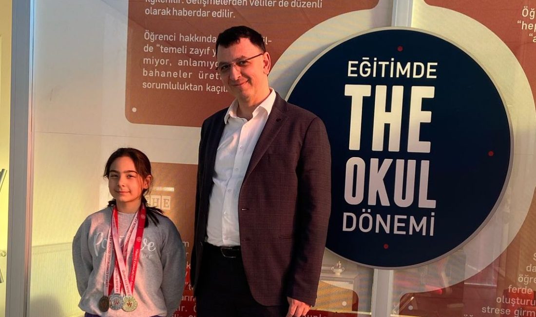 Okul Sporları Yıldızlar İl Birinciliği yüzme müsabakalarında sporcular derece elde