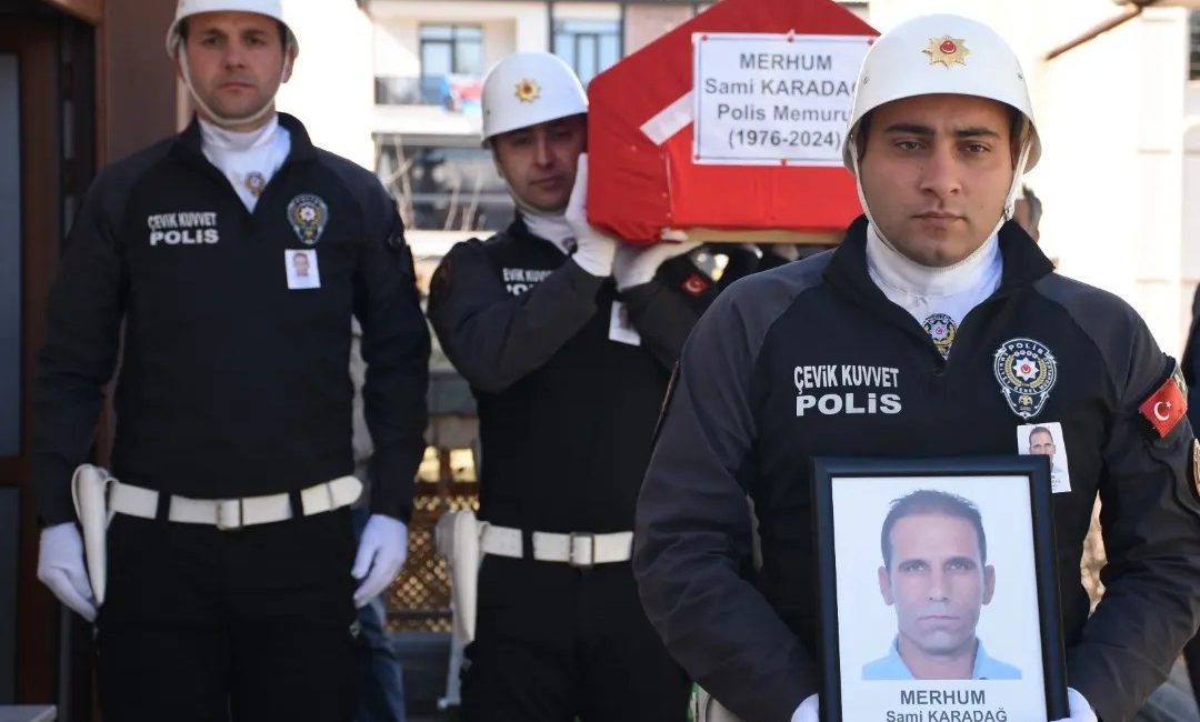 Polis Memuru Sami Karadağ Son Yolculuğuna Uğurlandı