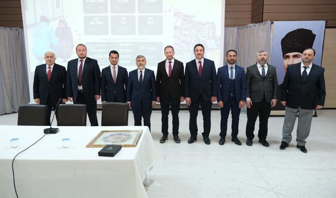 Erzincan İl Müftülüğü, personele yönelik “Zekât Bilgilendirme Toplantısı” gerçekleştirildi.
