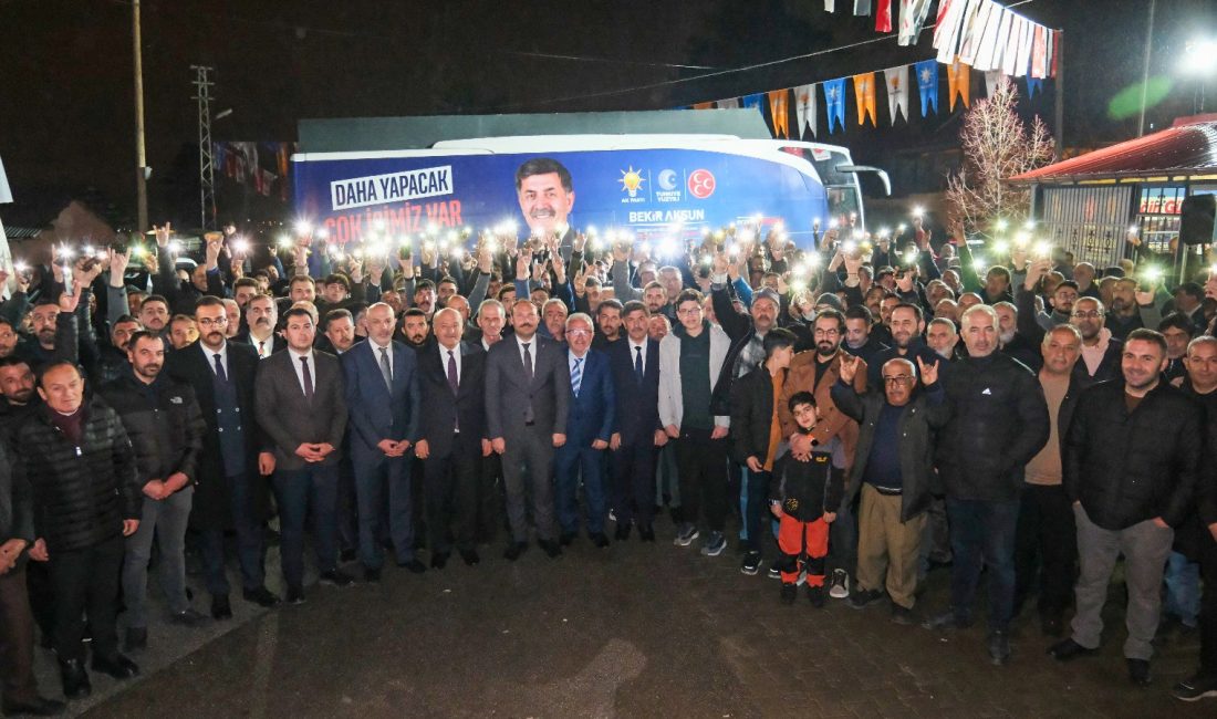 Cumhur İttifakı Erzincan Belediye Başkan Adayı Bekir Aksun, AK Parti