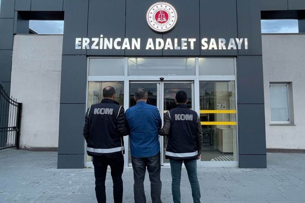 Şahıslar gerekli işlemlerin ardından Erzincan T Tipi Ceza İnfaz Kurumuna