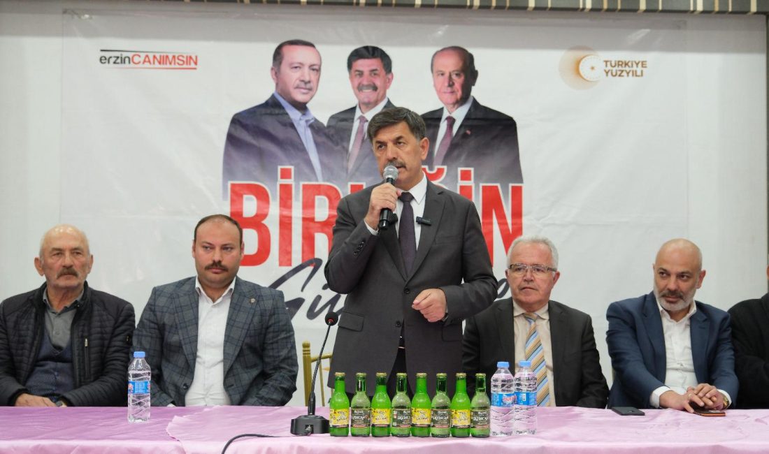 Bekir Aksun Yalnızbağ Yerleşkesinde Mahalle halkı ile bir araya geldi.