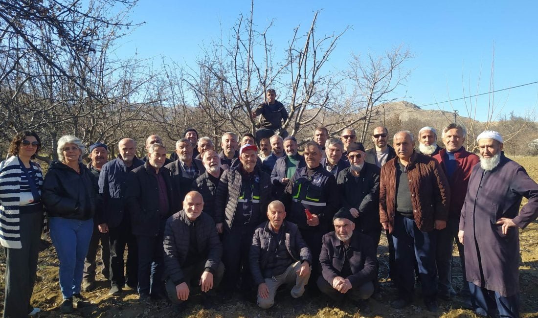 Meyve Bahçelerinde Budama Kursu Erzincan Tarım ve Orman İl Müdürlüğünün Halk Eğitim Müdürlüğü ile