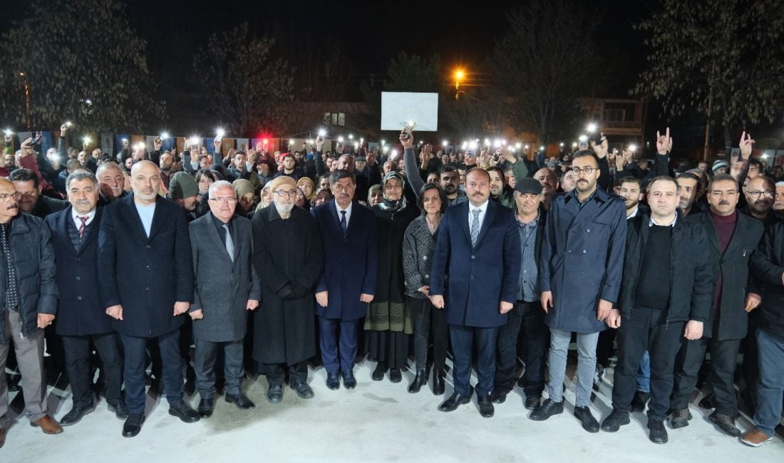 Cumhur İttifakının Erzincan Belediye Başkan Adayı Bekir Aksun, seçim çalışmalarına