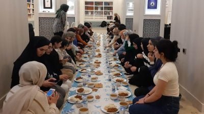 Erzincan Müftülüğü Gençlik Hizmetleri il koordinatörlüğünün Ramazan ayı faaliyetlerinden biri