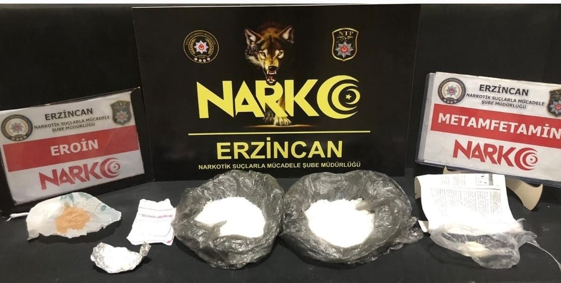 160,75 gram metanfetamin maddeleri ele geçirildi. 