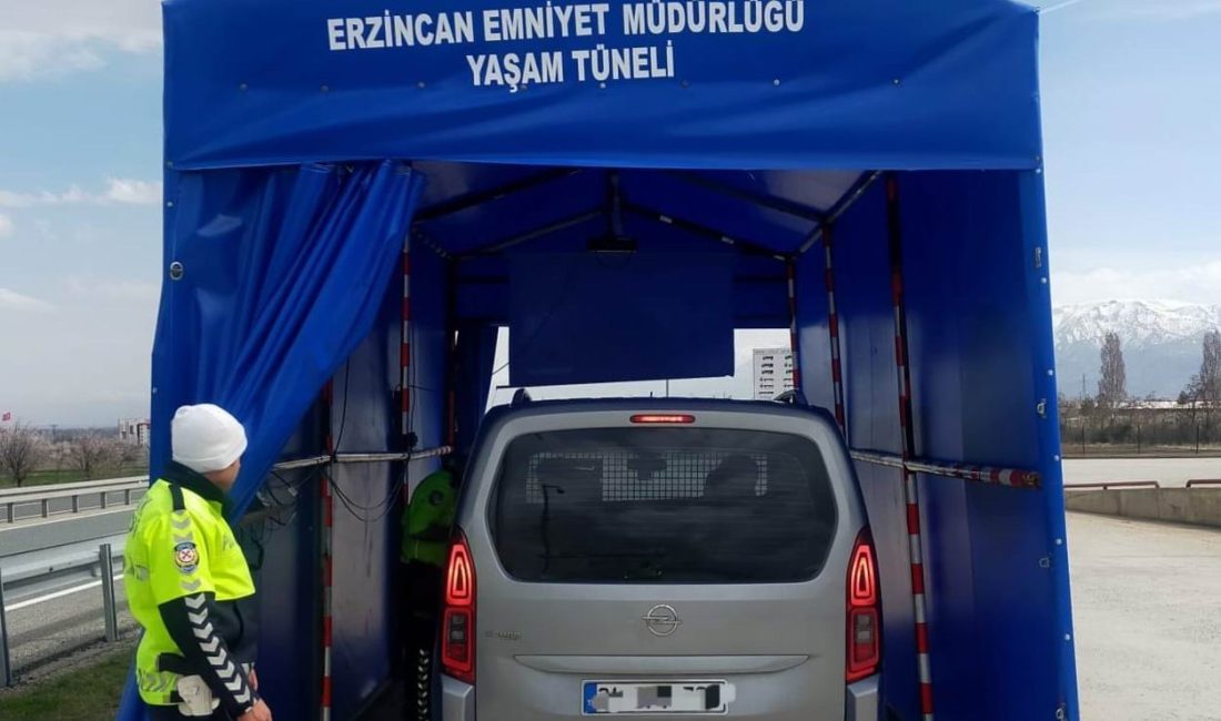 Erzincan İl Emniyet  Müdürlüğü trafik kazalarını önlemek için büyük
