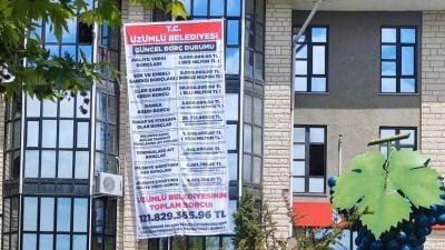 Yerel seçimlerde AK Parti’den MHP’ye geçen Üzümlü Belediyesi’nin önceki dönemden