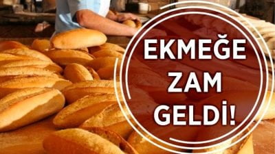 200 gram ekmek fiyatı 8 TL’ den 9 TL’ ye