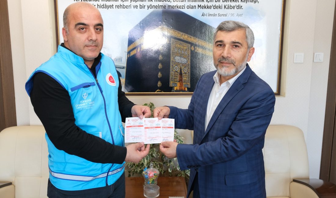 Erzincan Müftüsü Muharrem Gül, ‘‘Vekalet Yoluyla Kurban Kampanyası’’ kapsamında üç