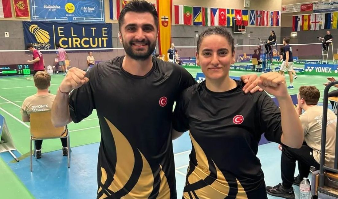 Almanya’da düzenlenen Yonex Bonn International 2024 badminton turnuvasında Erzincanlı milli
