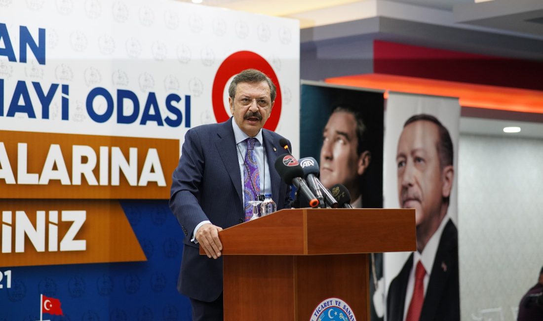 TOBB Başkanı Rifat Hisarcıklıoğlu’ndan, Erzincan Ticaret ve Sanayi Odası Başkanı
