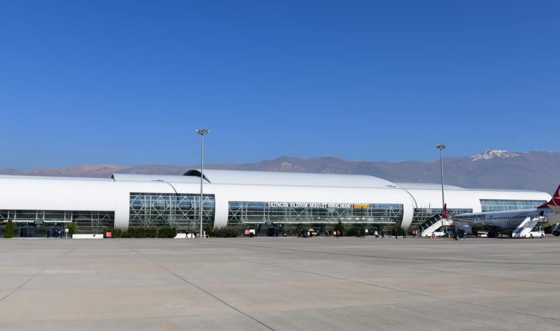 Erzincan’da Temmuz ayında Erzincan Yıldırım Akbulut Havalimanı’nda 44 bin 441