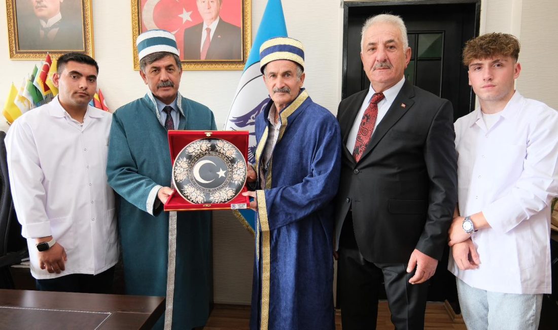 37. Ahilik Haftası kutlama ziyaretleri kapsamında, Belediye Başkanı Bekir Aksun’u