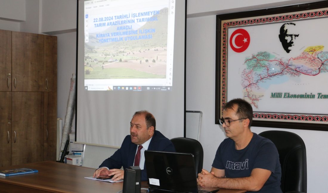 Erzincan’da Ekilmeyen Arazilerin Kiraya Verilmesi Görüşüldü