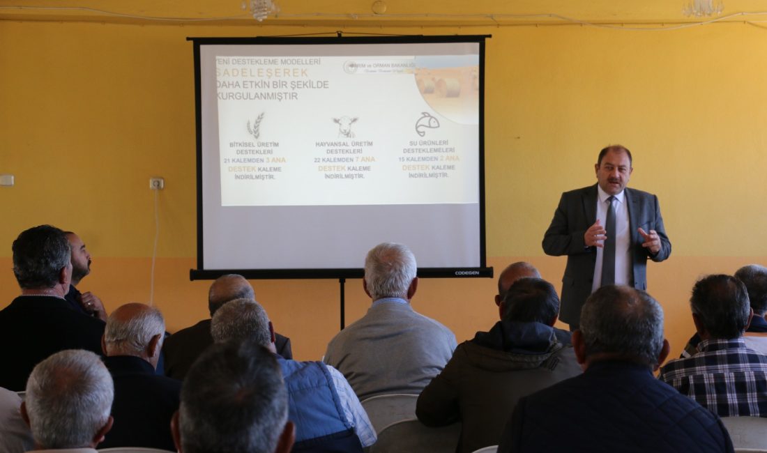 Erzincan Tarım ve Orman İl Müdürlüğü tarafından ilçelerde ve beldelerde