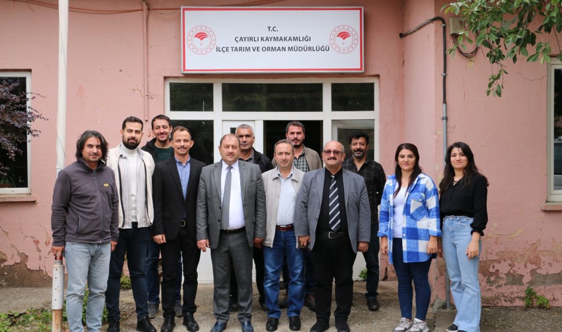 Çayırlı çiftçisine Bakanlığın yeni uygulamalarının yanı sıra tarım sigortası konusunda
