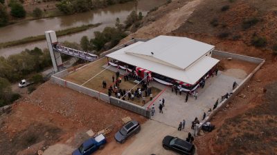 Erzincan'da rafting karşılama tesislerinin açılışı yapıldı