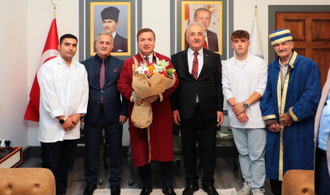 37.Ahilik Kültür Haftası Kutlamaları çerçevesinde Erzincan Valisi Hamza Aydoğdu’ya ziyaret