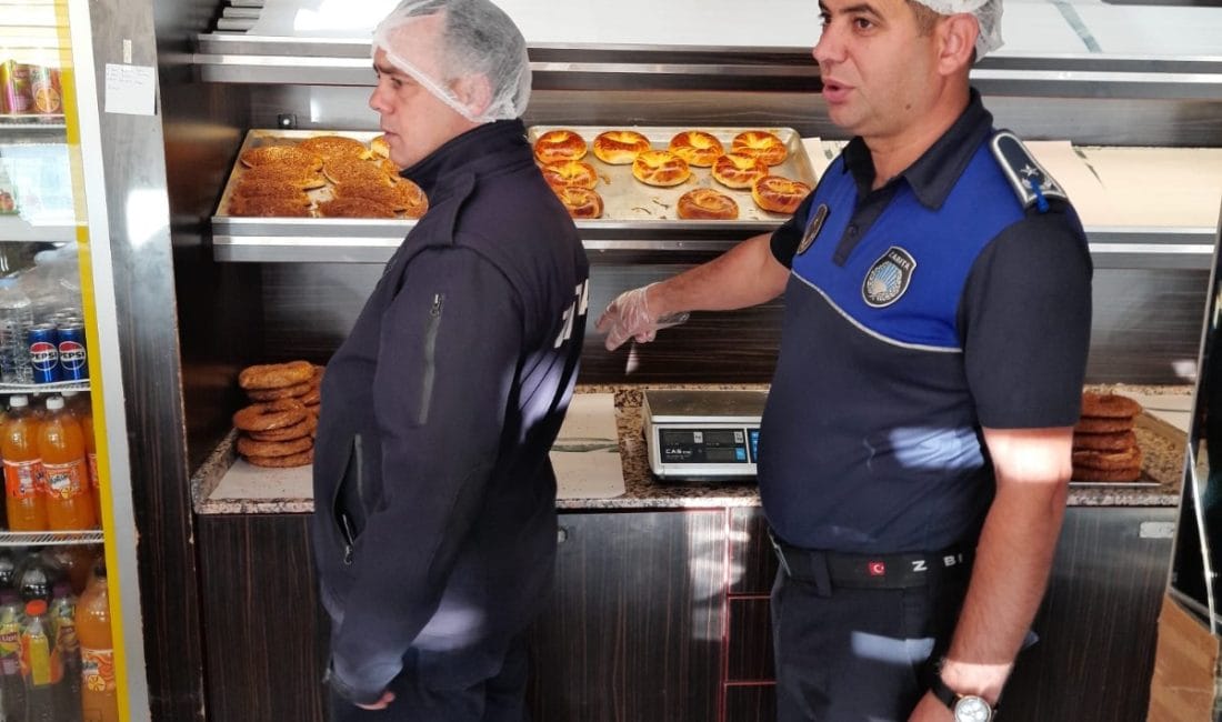 Erzincan Belediyesi Zabıta Müdürlüğü, unlu mamül üretimi yapan işletmelere yönelik